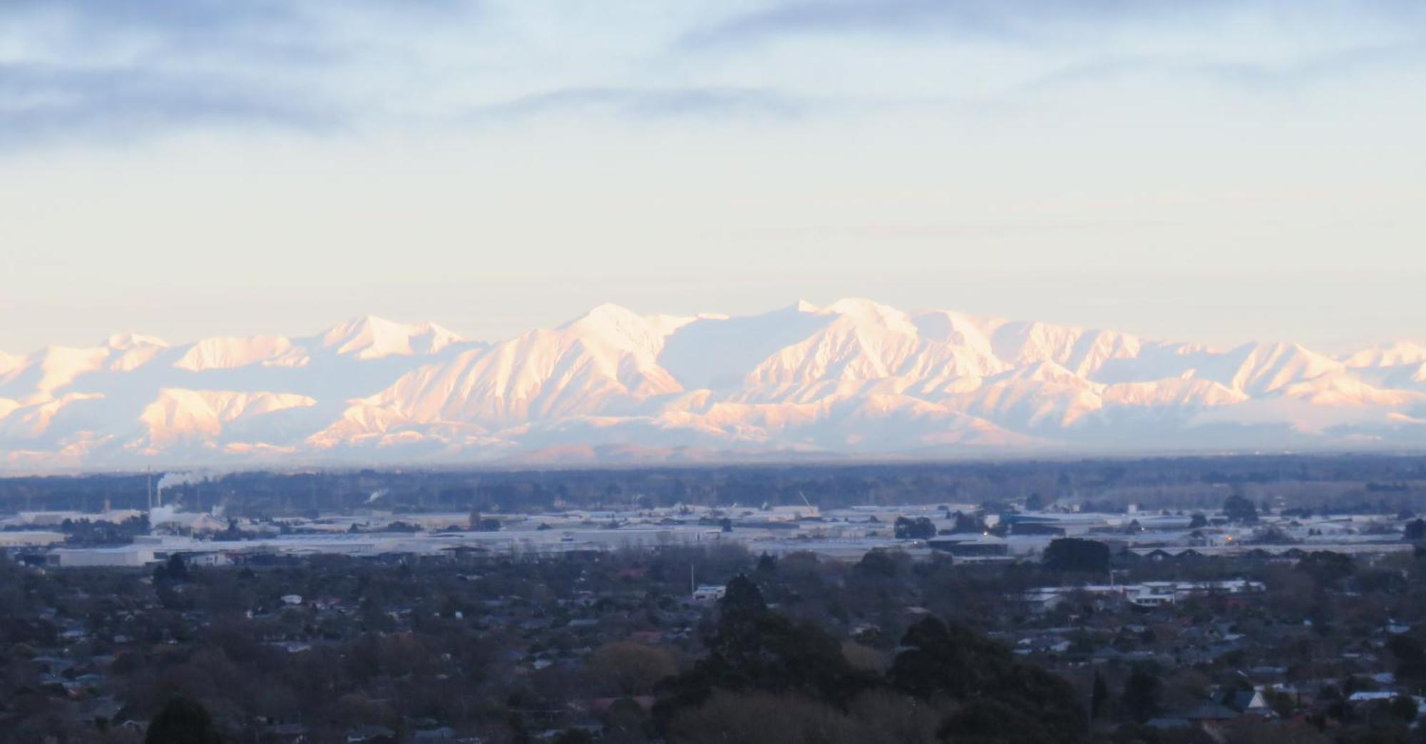 340 Deg Alps & Sea Panzió Christchurch Kültér fotó